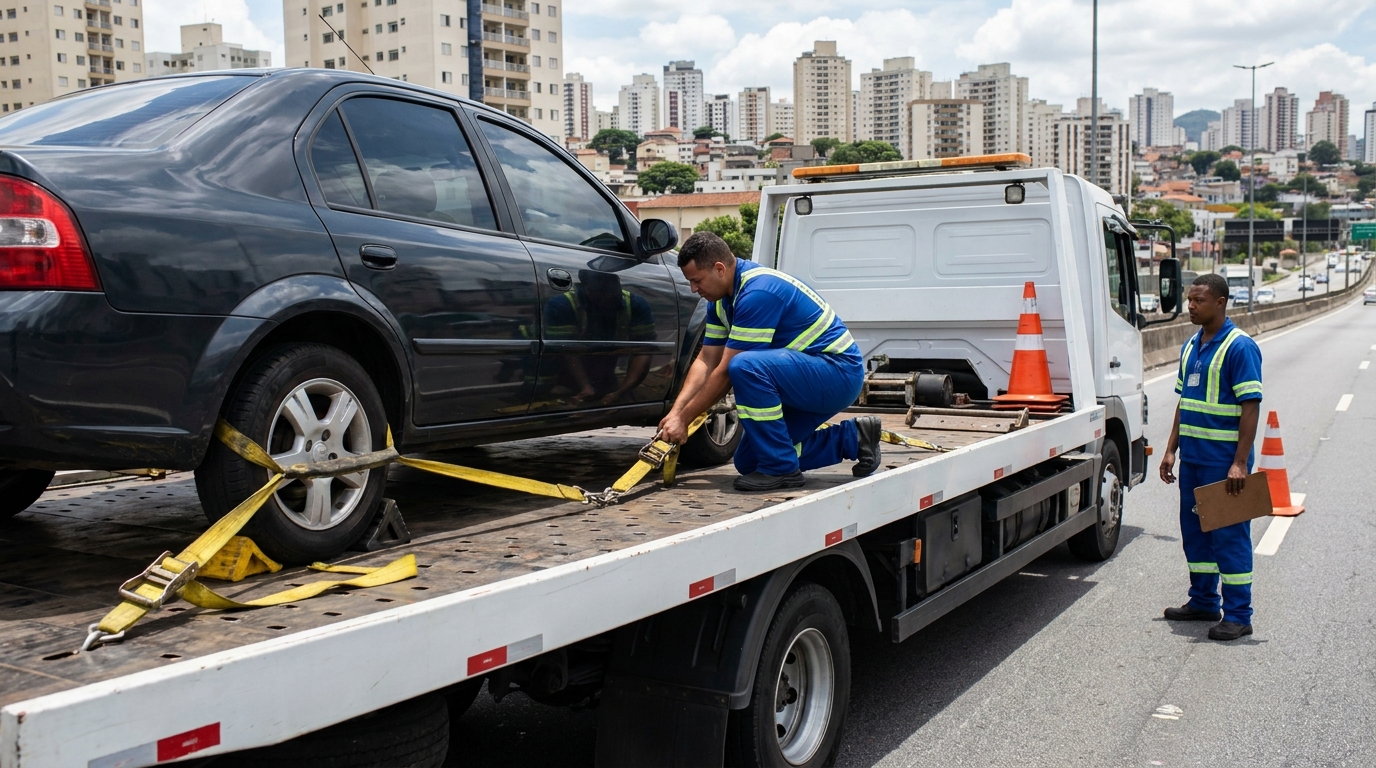 Transporte de Veículos na Caixa D’água, Olinda‑PE